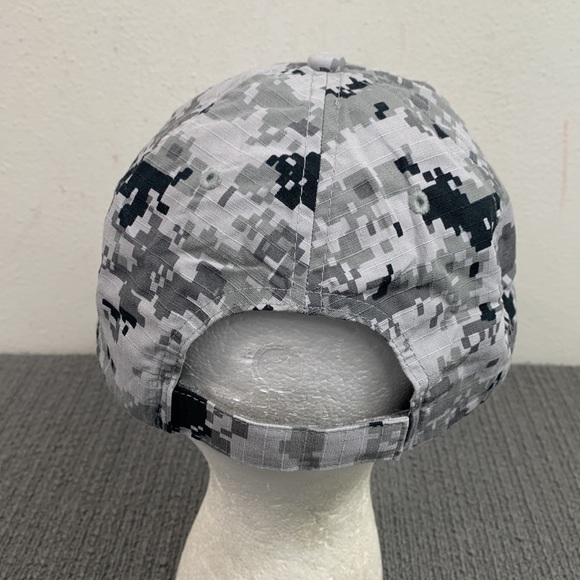 Vector Force Development Baseball Hat OSFA Gray Digital Camouflage Strapback - Picture 9 of 14